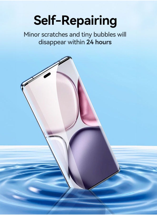 【2 Pack】 Screen Protector for Honor X9c 5G, Full Cover HYDROGEL Aqua HD Clear Anti-Scratch No Bubbles Self-Healing Screen Protector Curved for Honor X9c 5G