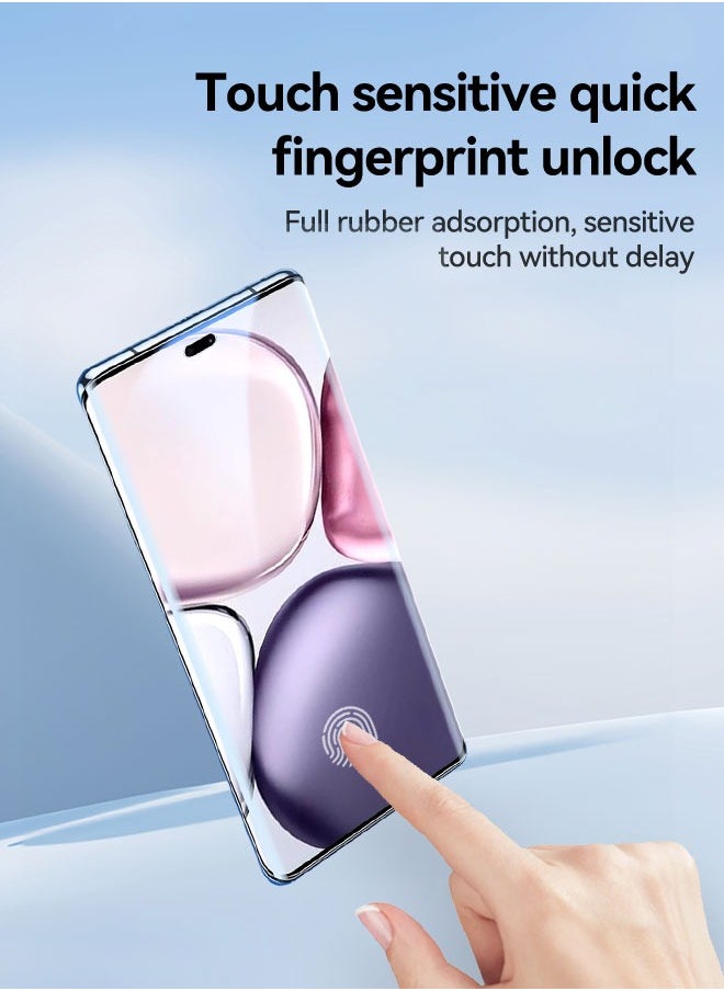 【2 Pack】 Screen Protector for Honor X9c 5G, Full Cover HYDROGEL Aqua HD Clear Anti-Scratch No Bubbles Self-Healing Screen Protector Curved for Honor X9c 5G