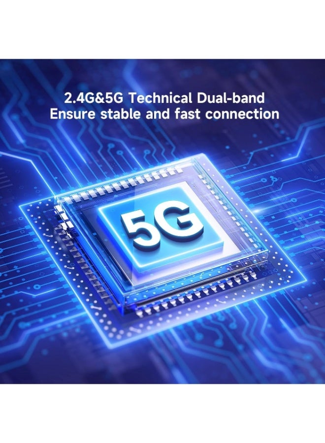 زيستيك مُحَوِّل HDMI لاسلكي مُحسَّن لعام 2026، بمسافة نقل تصل إلى 330 قدم/100 متر، يدعم ترميز 4K وعرض بدقة 1080P، نظام جاهز للتشغيل فورًا، مُوسِّع HDMI لاسلكي متنقل بتردد 2.4 جيجا هرتز / 5 جيجا هرتز، مثالي للحواسيب المكتبية، أجهزة الكمبيوتر، صناديق التلفزيون، أجهزة PS5/4 إلى شاشة التلفاز/المُنظار/الجهاز العرضي - Image 3