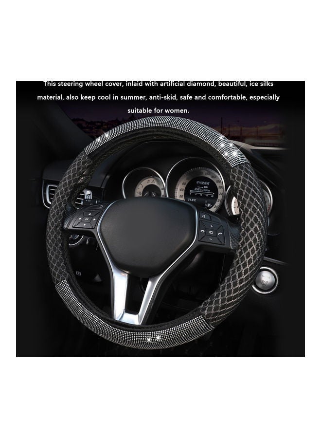 NIBEMINENT Universal Lovely Women's Anti-Slip Steering Wheel Cover - Image 3