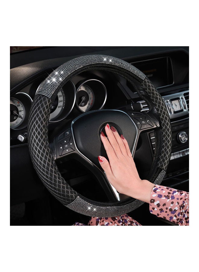 NIBEMINENT Universal Lovely Women's Anti-Slip Steering Wheel Cover - Image 4