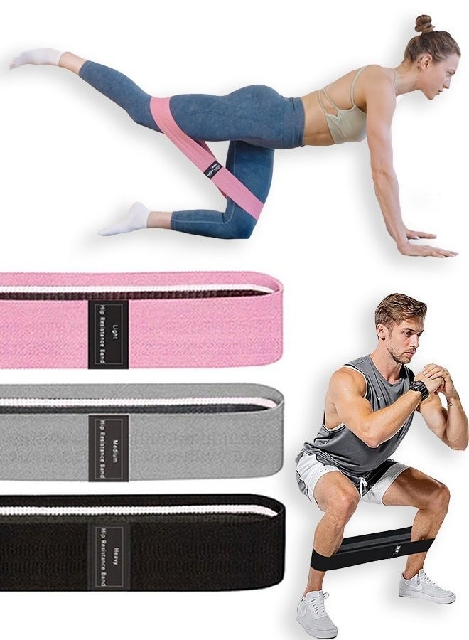 بريمو بلس مجموعة أحزمة حلقية مقاومة مناسبة للتمارين الرياضية مكونة من 3 قطع 25x2x13سم - Image 1