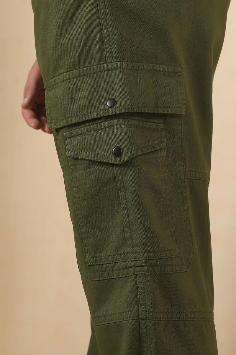 FYLTR Men's Utility Cargo Trouser - 100% Cotton | Regular Fit | Pants for Men | Trousers for Men - Image 2