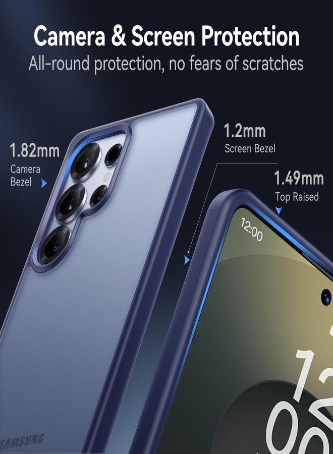 CASEKOO Genuine Official for Samsung Galaxy S25 Ultra Case [16FT Military Drop Protection] [Anti Stain Tech] Slim Matte Translucent Shockproof Protective S25 Ultra Case 6.9'', Blue - Image 5