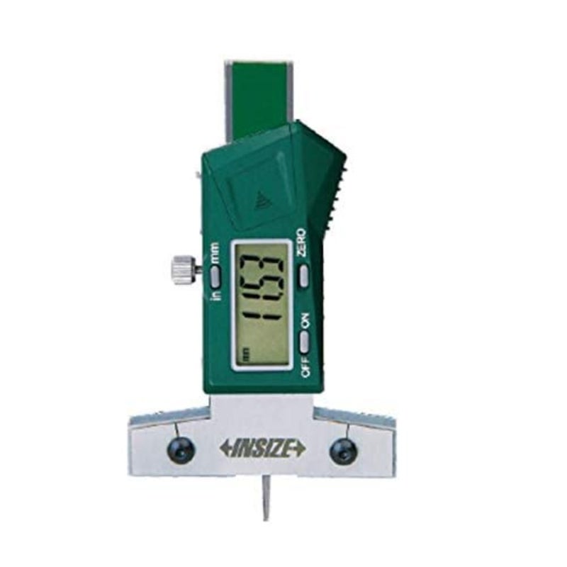 Digital Depth Gauge for precision measurement in industrial applications, made of stainless steel, black with silver accents, featuring high accuracy and easy-to-read LCD display - Image 5