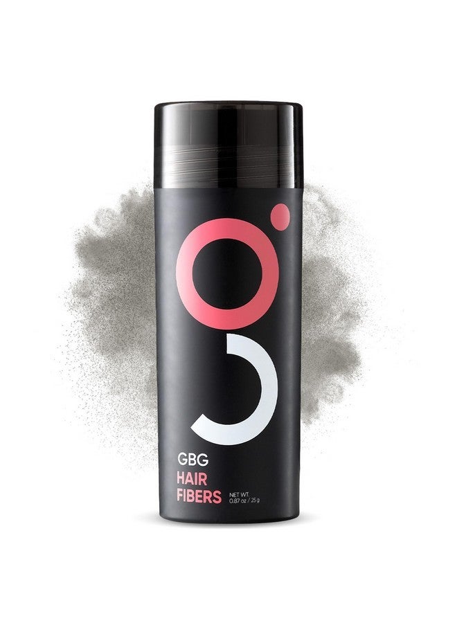جيت باك جورجيس ألياف شعر نسائية من GBG للشعر الخفيف والناعم والبقع الصلعاء، رمادي - ألياف تكثيف لتغطية فورية وكثافة في 30 ثانية، لمسة نهائية ومكثفة للنساء والرجال 25 جرام - خالية من القسوة - Image 1