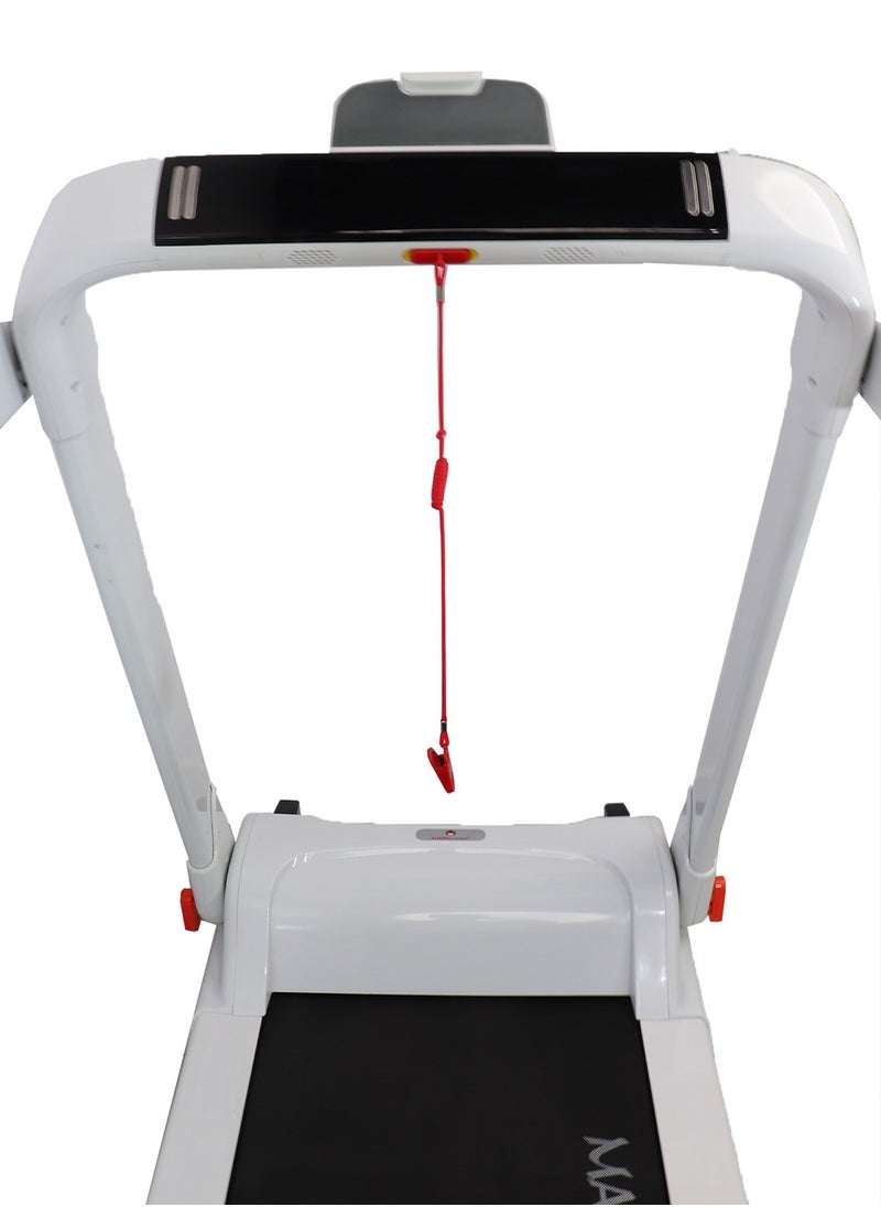 Marshal Fitness - MF-710-46CM Foldable Low Noise 4 HP DC Motor LED Screen Maximum User Weight 120 KGS Treadmill with Shock Absorption and Bluetooth For Home Use - Image 1