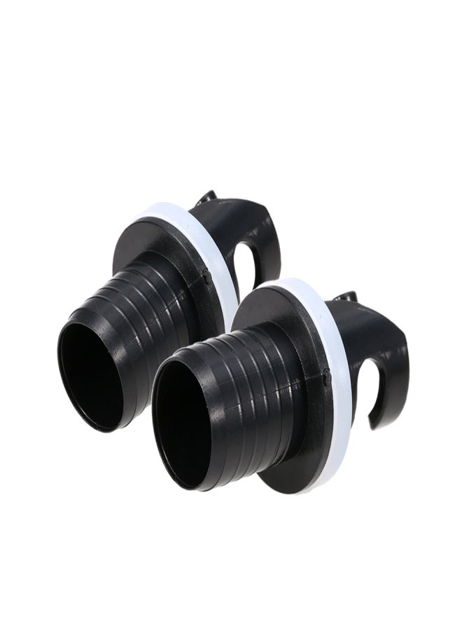 2Pcs Inflatable Boat Kayak Air Valve Adapter Inflation Air Foot Pump Hose Adapter Valve Connector - Image 5