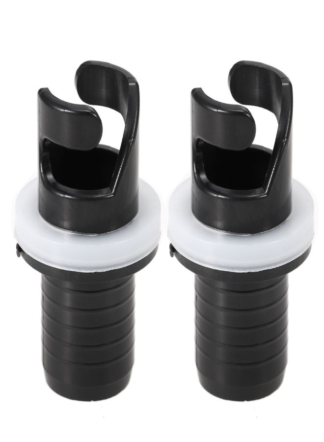 2Pcs Inflatable Boat Kayak Air Valve Adapter Inflation Air Foot Pump Hose Adapter Valve Connector - Image 1