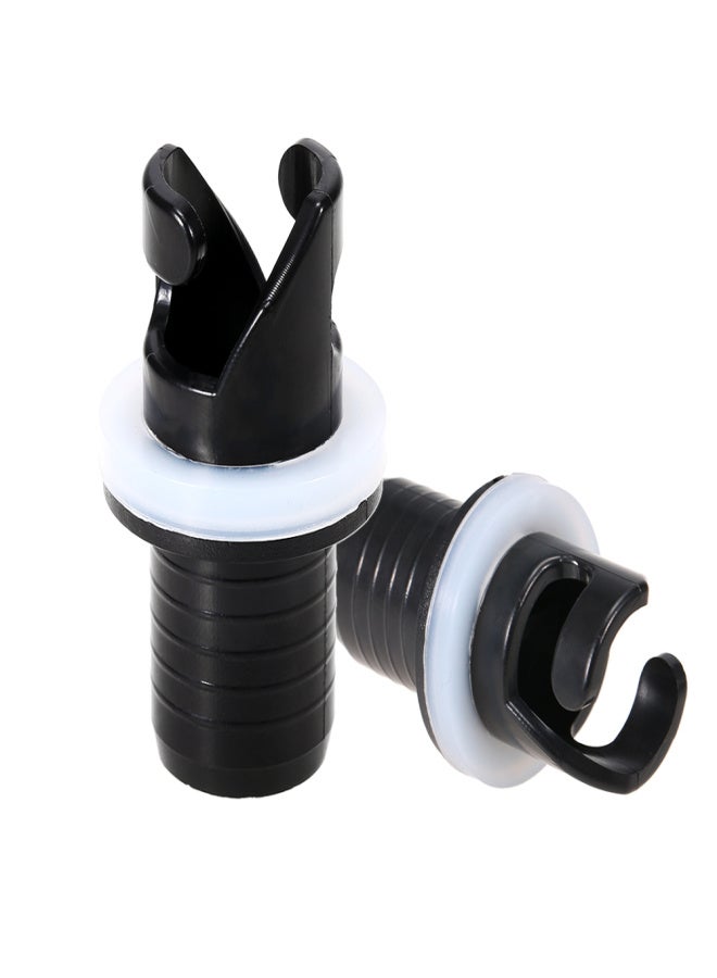 2Pcs Inflatable Boat Kayak Air Valve Adapter Inflation Air Foot Pump Hose Adapter Valve Connector - Image 4