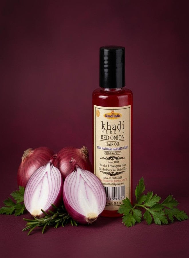Khadi Herbal Herbigiri Herbal Red Onion Oil - Image 3