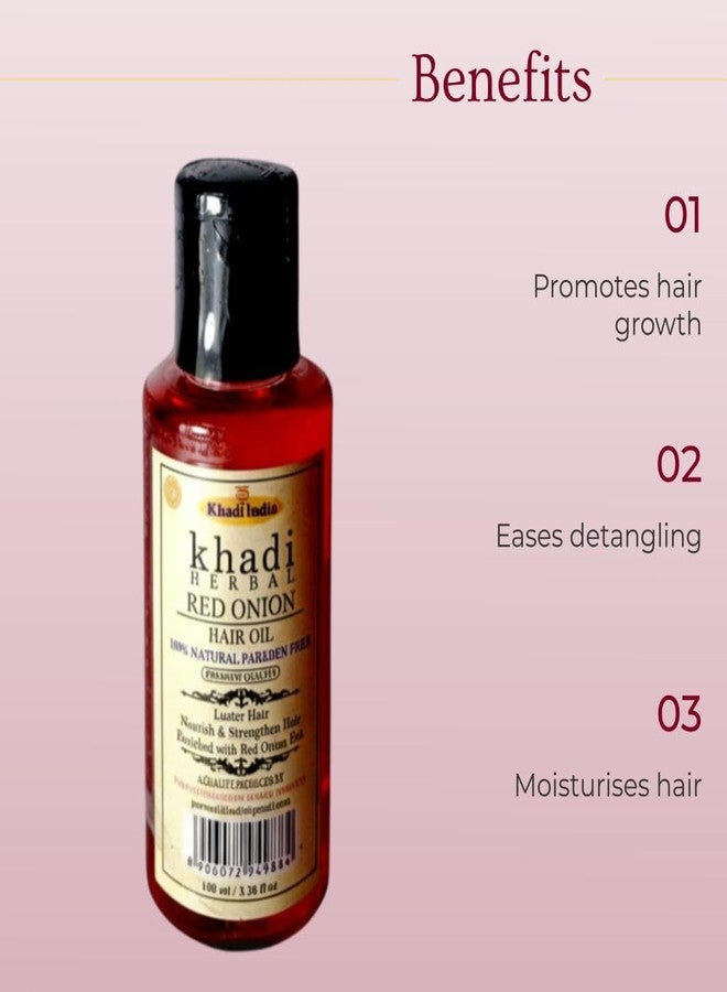 Khadi Herbal Herbigiri Herbal Red Onion Oil - Image 5