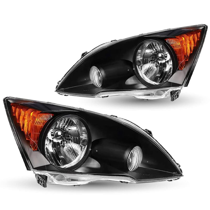 TUSDAR Headlight Assembly Set for 20072011 Honda CRV Passenger and Driver Side