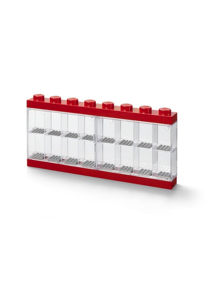Room Copenhagen Lego Minifigure Display Case 16 Red, Large  - Image 1