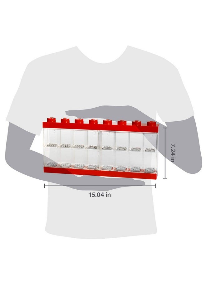 Room Copenhagen Lego Minifigure Display Case 16 Red, Large  - Image 3