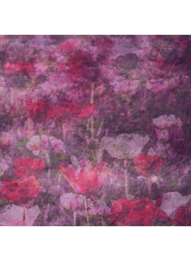 NIBEMINENT Flower Themed Photography Background Pink/Purple  - Image 5