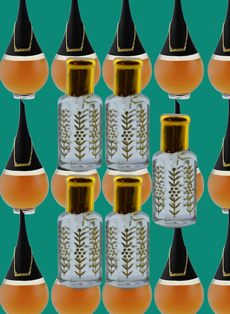 5 Pieces Pandora Essential Oil For Women Original Clear 12 Ml