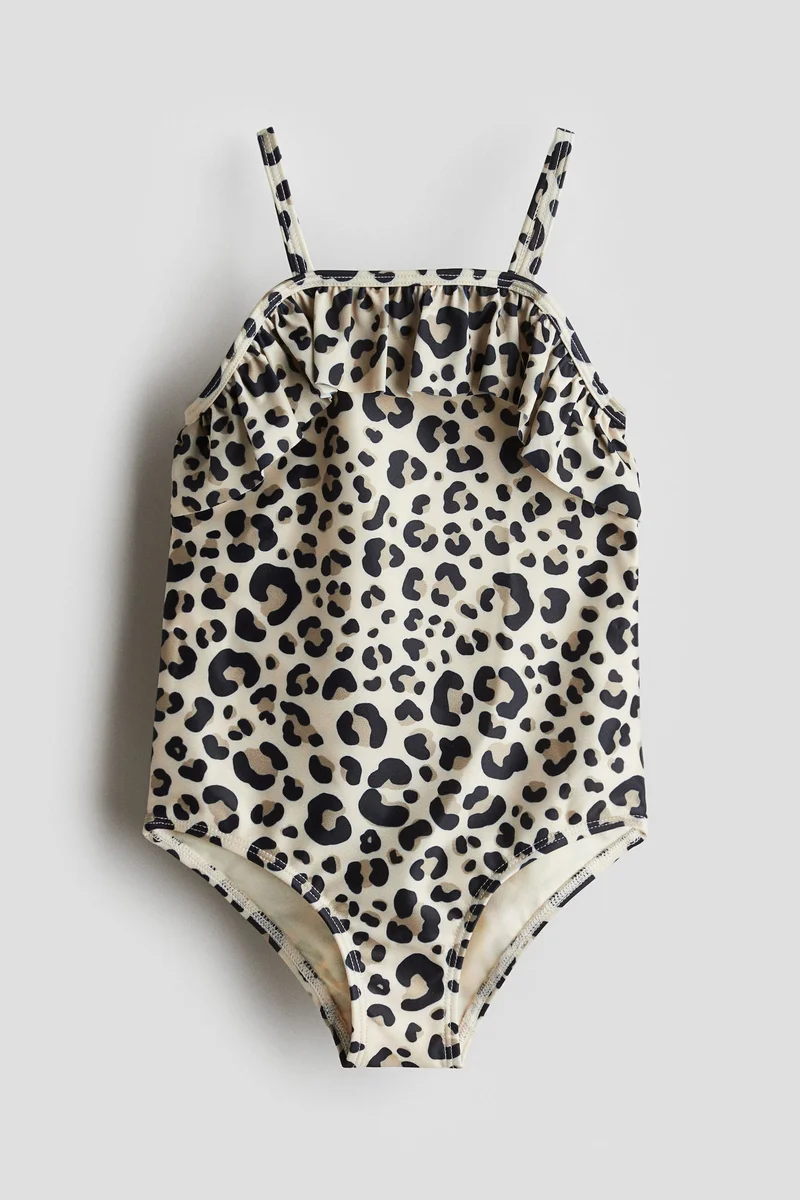 H&M Flounce-trimmed swimsuit
