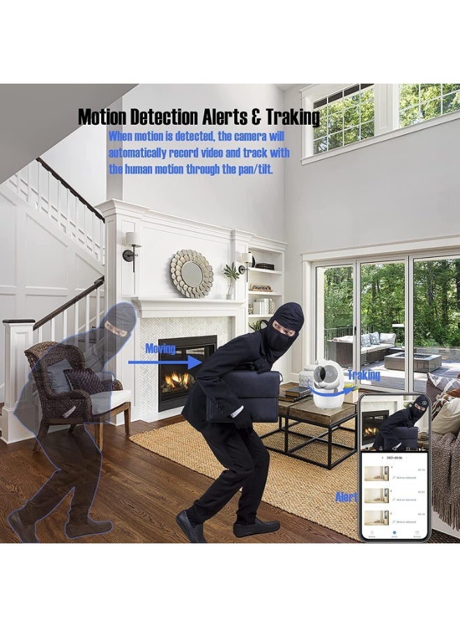 2MP Wireless Camera with HD WiFi, Night Vision & Two-Way Audio – Smart Security for Home and Office - Image 4