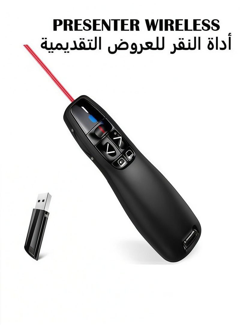 WIRELESS 2.4G Wireless PPT Demonstrator Red Laser Pen Pointer USB Demo Remote Control - Image 2