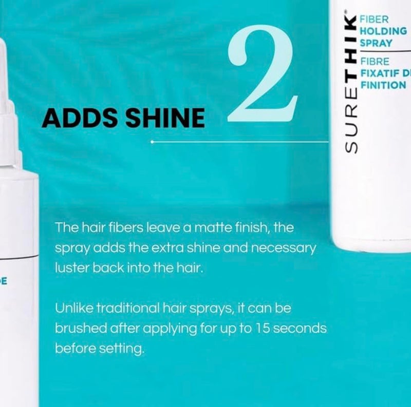 SureThik Fiber Holding Spray, Lightweight, Alcohol Free Hair Spray, 100ml - Image 5