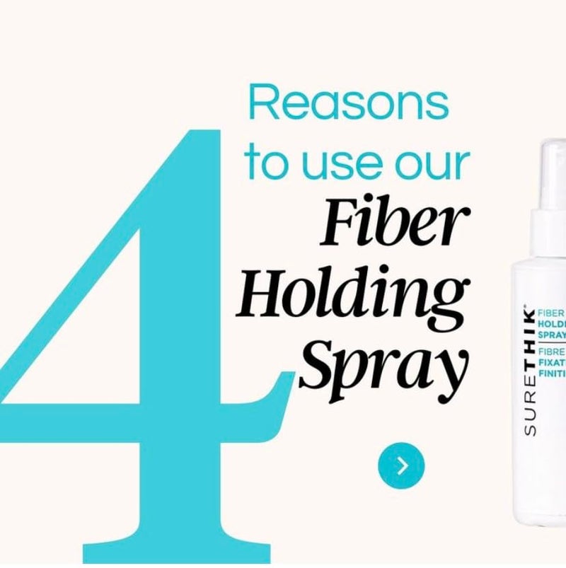 SureThik Fiber Holding Spray, Lightweight, Alcohol Free Hair Spray, 100ml - Image 3