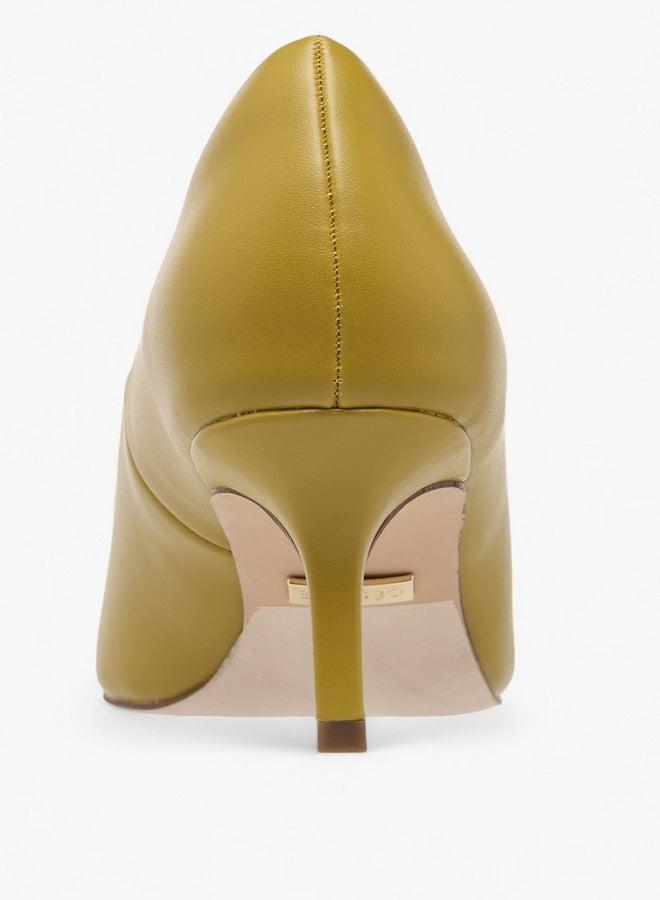 سيليست حذاء نسائي بكعب رفيع مدبب بلمسة معدنية - Image 5