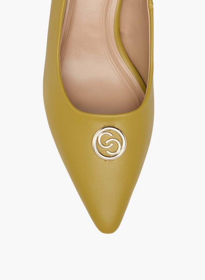 سيليست حذاء نسائي بكعب رفيع مدبب بلمسة معدنية - Image 4