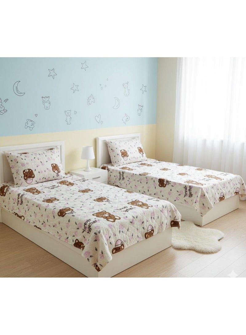 طقم دفاية سرير أطفال 6 قطع حفر ليزر - Image 2