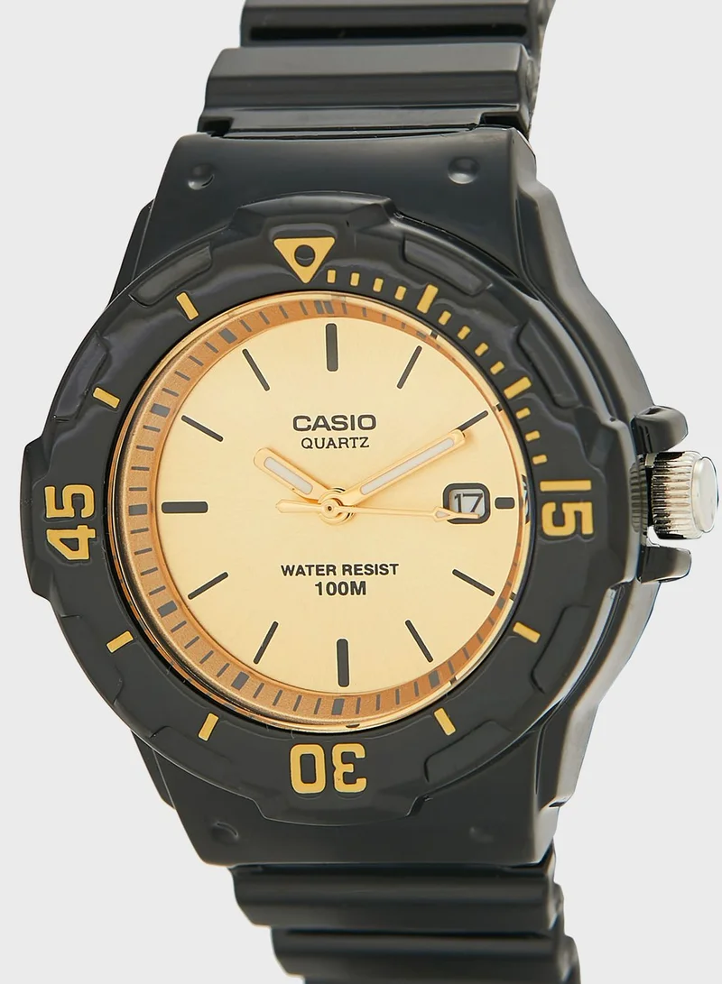 CASIO Pu Strap Analog Watch