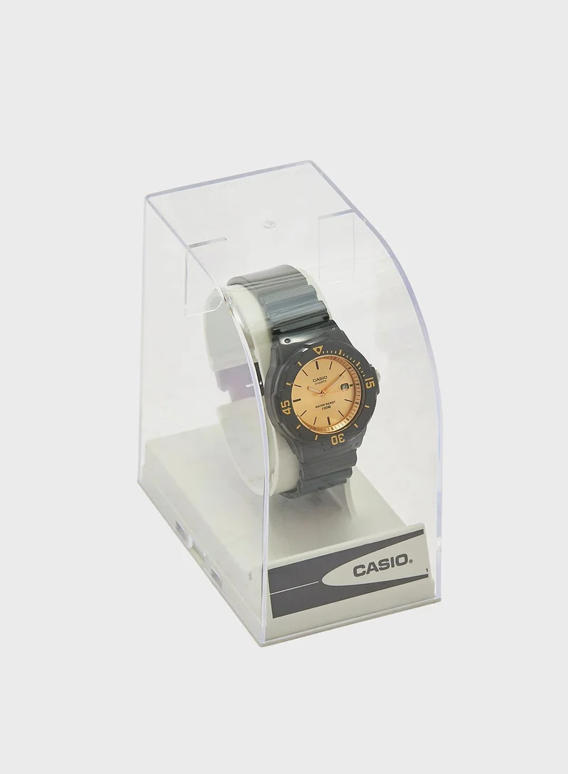 CASIO Pu Strap Analog Watch