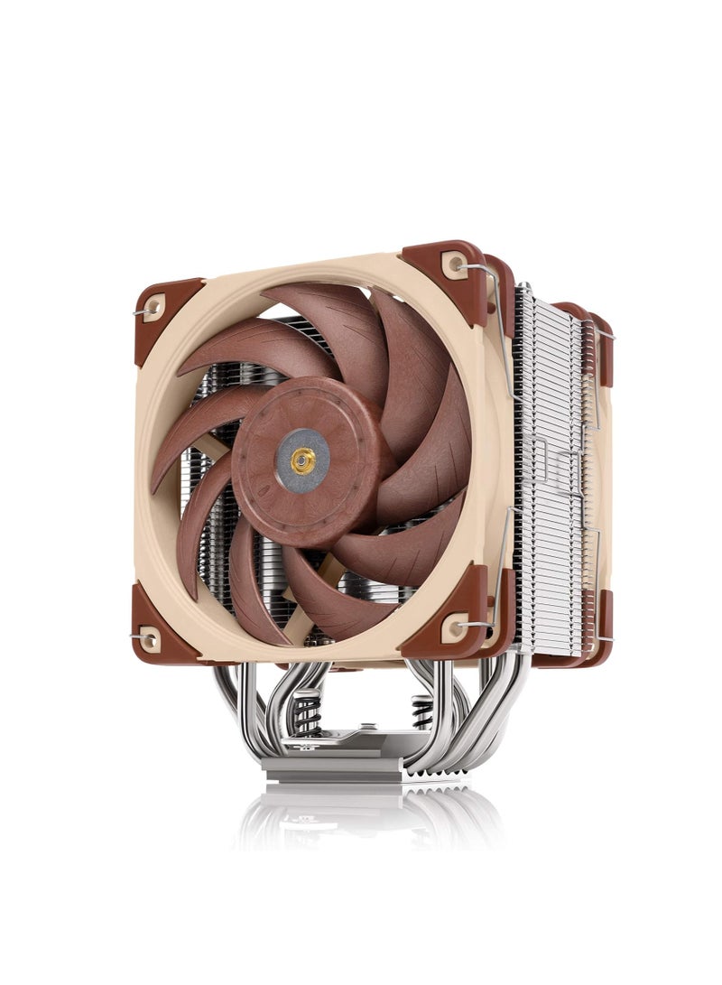 NOCTUA نوكتوا NH-U12A، مبرد CPU عالي الجودة مع مراوح NF-A12x25 PWM عالية الأداء (120 مم، بني) - Image 1