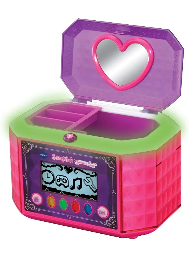 vtech Kidisecrets Treasure Chest,For Age 5+,Keep Your Secrets Safe With Kidisecrets/Pink 19.1x15x8.9cm