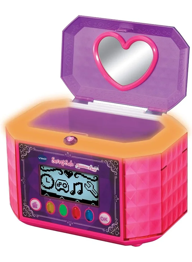 vtech Kidisecrets Treasure Chest,For Age 5+,Keep Your Secrets Safe With Kidisecrets/Pink 19.1x15x8.9cm