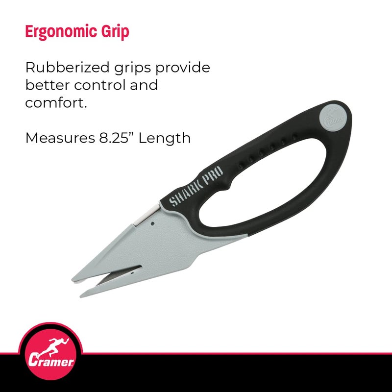 Cramer Athletic Training Supplies, Shark Tape Cutter & Remover Liquid for Adhesive Removal, Safe Edge Scissors, Bandage Shears & Solution to Safely Remove Athletic Tape, Professional Tape Cutter - Image 5