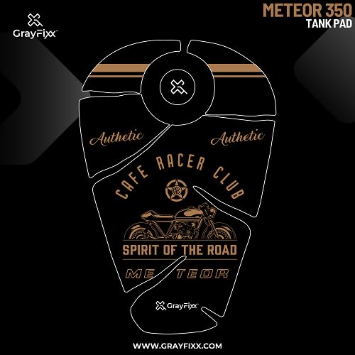 Grayfixx Tank Sticker for Meteor 350 | Meteor 350 Sticker, Pack of 1 - Image 2