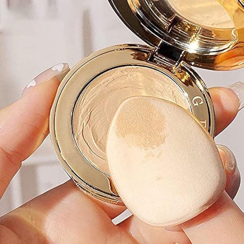 Ruby Face Mini Finger Powder Puffs, Soft Cosmetic Beauty Blender Sponges - Perfect for Foundation, BB Cushion, Cream, Concealer (Multicolour, 4 Pcs) - Image 3