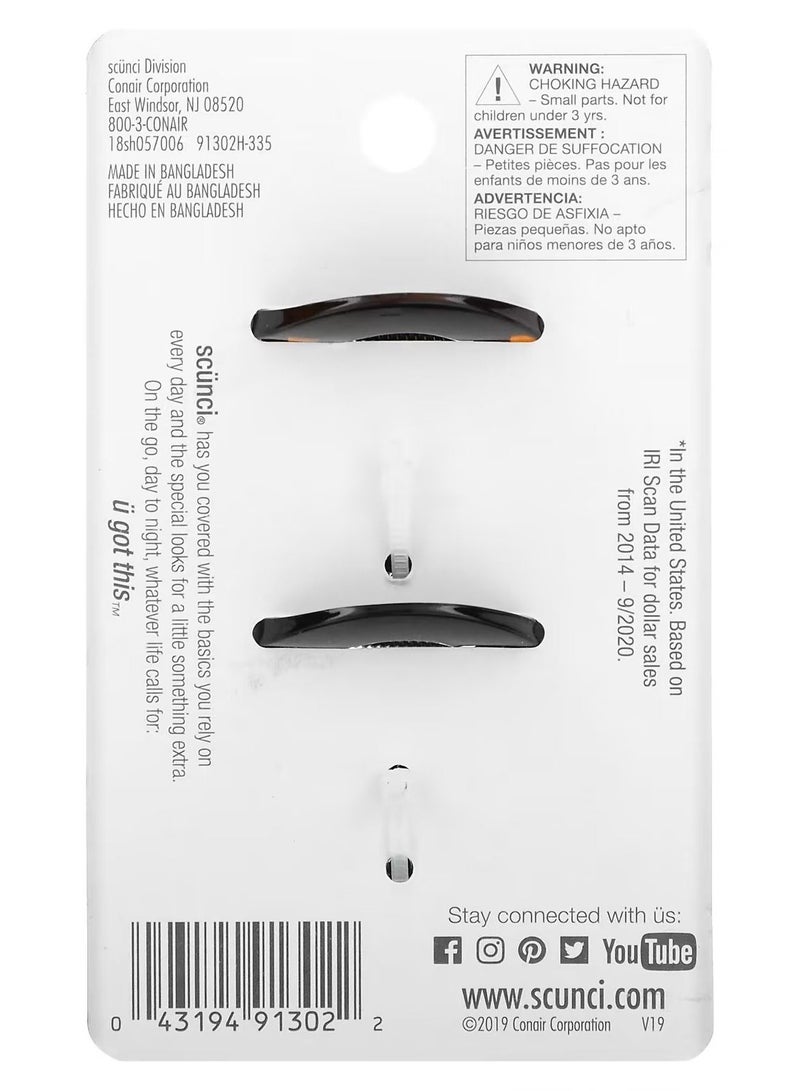 Scunci Jaw Clips 2 Pieces - Image 2