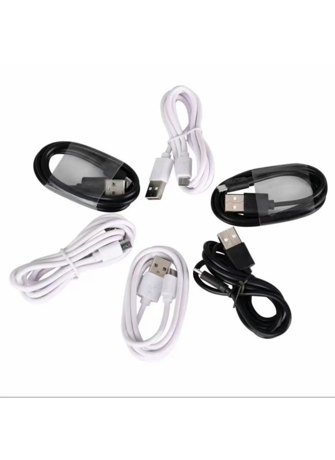 ماركة غير محددة كابل شحن مروحة صغيرة مباشر من المصنع لمصباح مكتب صوت ولاعة USB كابل بيانات أندرويد 5 فولت رأس مسطح USB عالمي - اللون: أبيض - الطول: 0.5 متر [أندرويد]  - Image 5