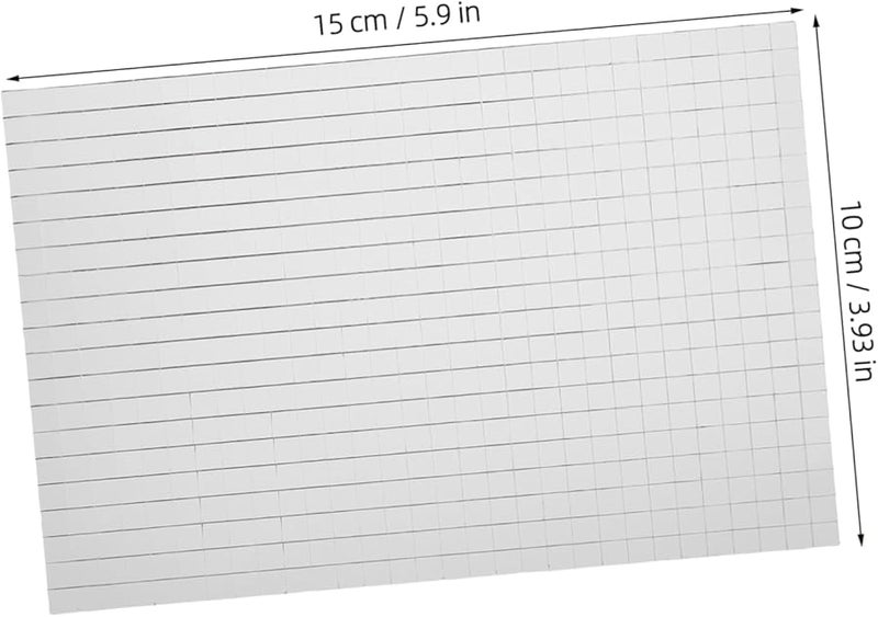 6 قطع من بلاط المرايا اللاصق المربع، ملصقات زجاجية لتزيين الجدران والحرف اليدوية DIY - Image 3