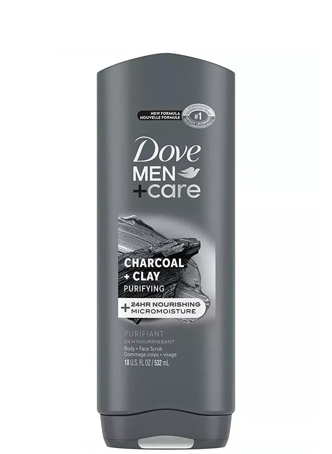 Body Face Wash Purifying Charcoal And Clay 532 ML - pzsku/ZCDF880454BCB6514C884Z/45/_/1723498783/c4398dd5-f0fa-4d8d-9f65-59555f0951a5