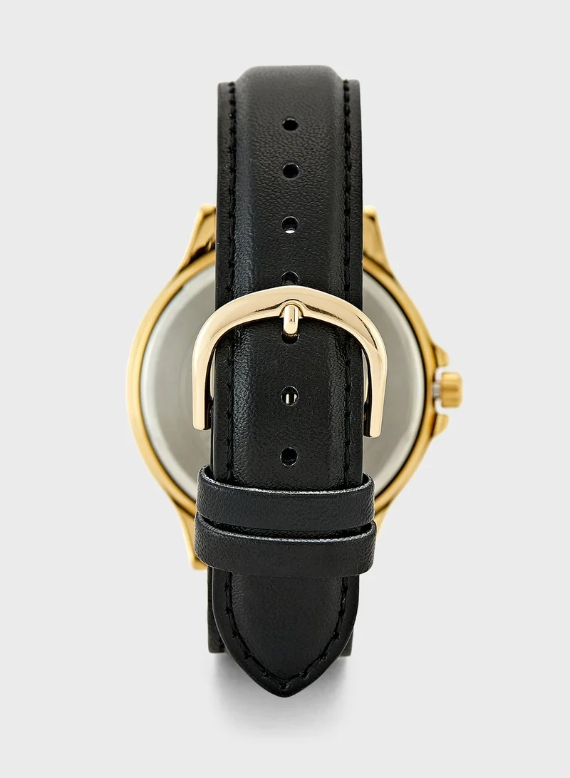 CASIO Mtp-V300Gl-1Audf Analog Watch