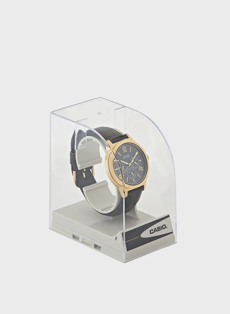 CASIO Mtp-V300Gl-1Audf Analog Watch