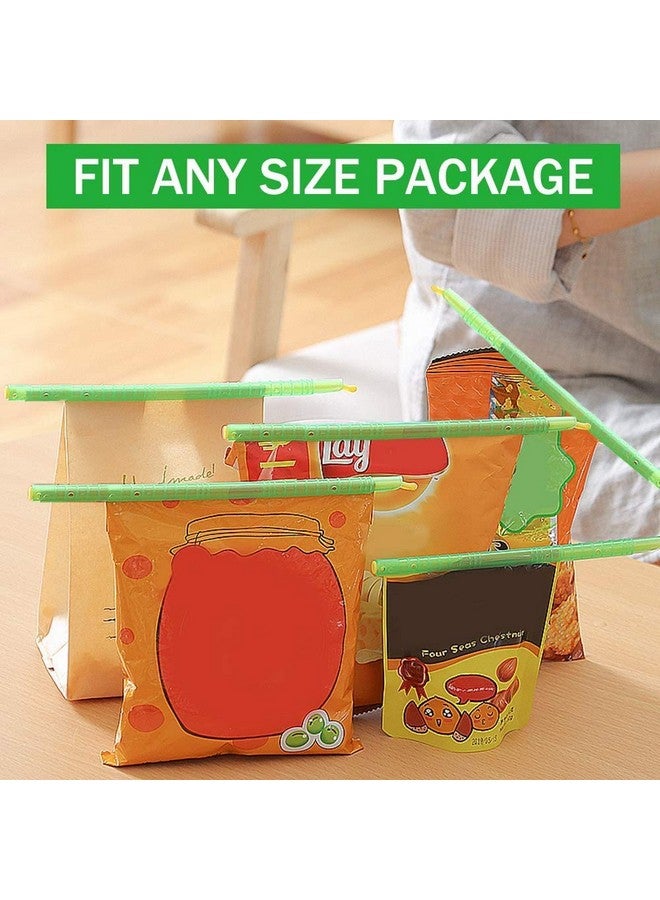 INOVERA (LABEL) Plastic Airtight Bag Sealer Sealing Clips Sticks Chips, Assorted Color (3 Size, Pack of 12) - Image 4