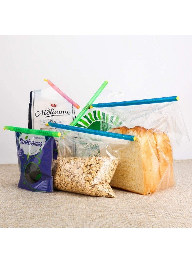 INOVERA (LABEL) Plastic Airtight Bag Sealer Sealing Clips Sticks Chips, Assorted Color (3 Size, Pack of 12) - Image 5