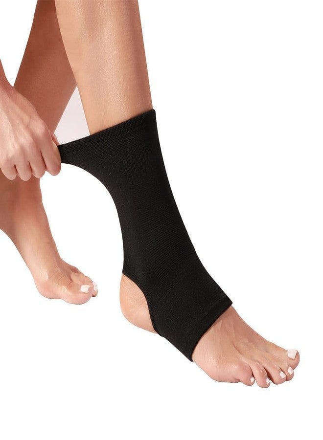 Dr Helix Unisex Black Anklet Brace, Adjustable Support for Ankle Pain Relief, Compression Wrap for Sports, Injury Recovery & Comfort, Breathable & Lightweight - (Size - M) - Image 1