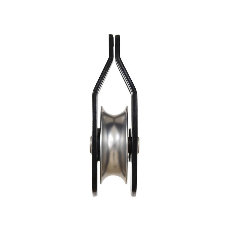 Karam Aluminium Single Pulley Single Side attachments | Heavy Duty Rope Cable Pulley System for Efficient Load Lifting | Fall Protection Safety Gear | AP012 - Image 2