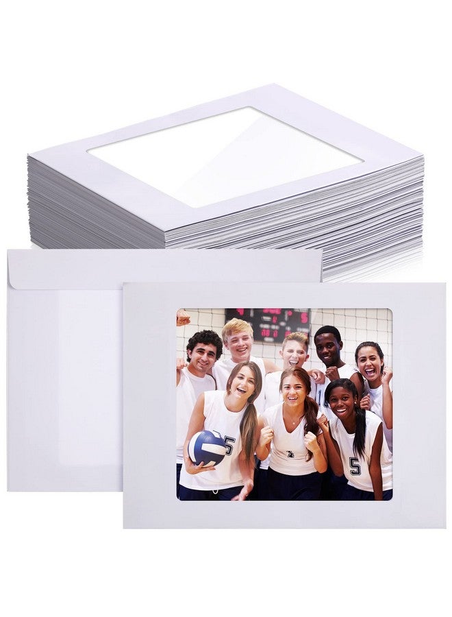Fainne Full Face Window Envelopes 37Lb Paper Bright White Booklet Window Envelopes With A Clear Full Window For Photos Catalog Magazine Brochures Certificates Company Calendar (100 Pieces 9 X 12 Inch) - Image 1