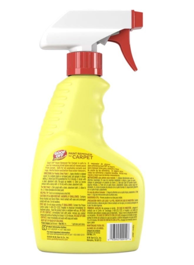 Goof Off Paint Remover for Carpet - 12oz (355ml) Heavy Duty Stain & Paint Remover Spray - Image 5