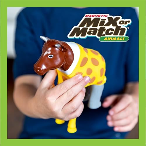 POPULAR PLAYTHINGS Magnetic Animals for Toddlers 13 Mix or Match Animal Toys Set of 4 Gift for Kids Farm Animals - Image 5